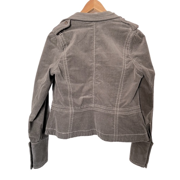 Military Inspired Corduroy Jacket - Picture 3 of 6